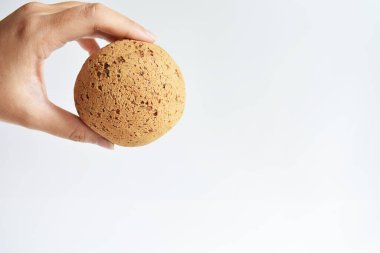 Lezzetli ve lezzetli bir Kore Mochi ekmeği ya da Japon Susam Mochi çöreği, fırın, fast food, abur cubur, aperatif, kahvaltı, fırın, ev yapımı, diyet yemeği