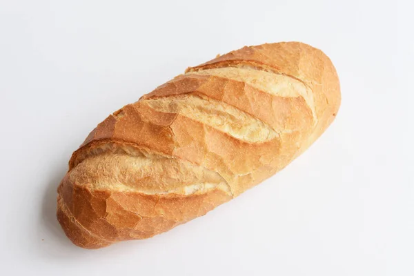 Bread Isolated White Background Loaf Bake Bakery — Stock Photo, Image