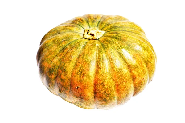 Zucca Isolata Sfondo Bianco Zucca Halloween Con Percorso Ritaglio Senza — Foto Stock