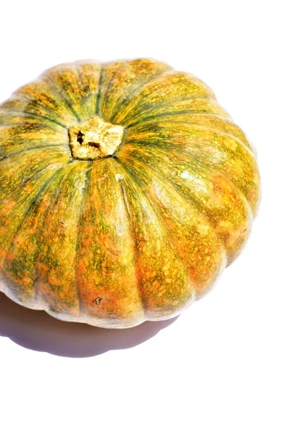 Beyaz arka planda izole edilmiş balkabağı, Cadılar Bayramı balkabağı, sonbahar arka planı, Şükran Günü balkabağı