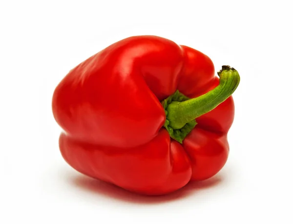 Paprika White Background Pepper — Stock Photo, Image