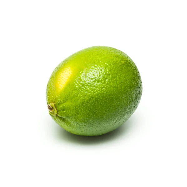 Limão Fresco Isolado Sobre Branco — Fotografia de Stock