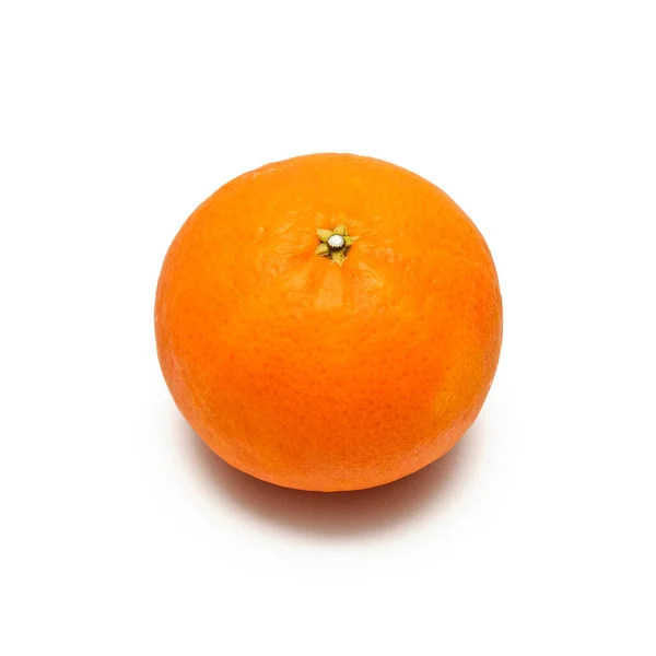 Ripe Orange Isolated White Background — Stock Photo, Image