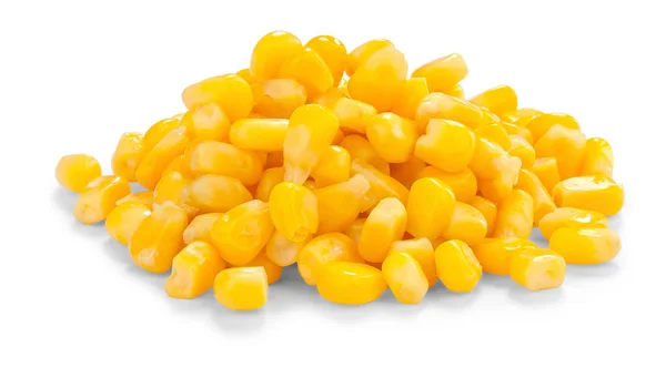 Beyaz üzerine taze mısır..  
