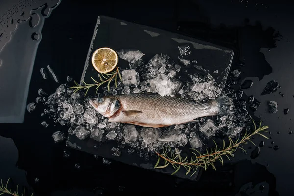 Smoked Mackerel Kitchen Board — Stock Photo, Image