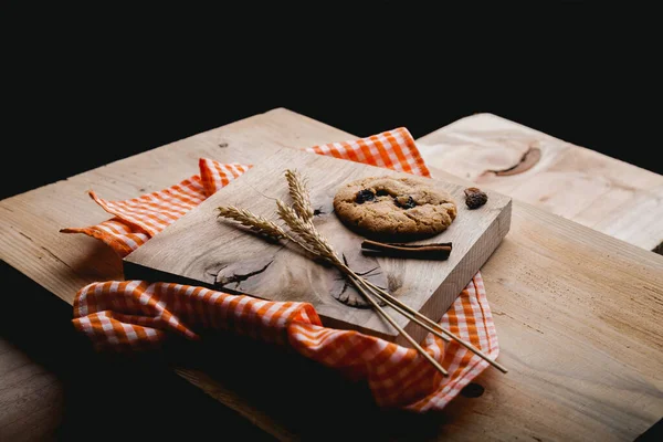 Galletas Caseras Una Mesa Madera — Foto de Stock