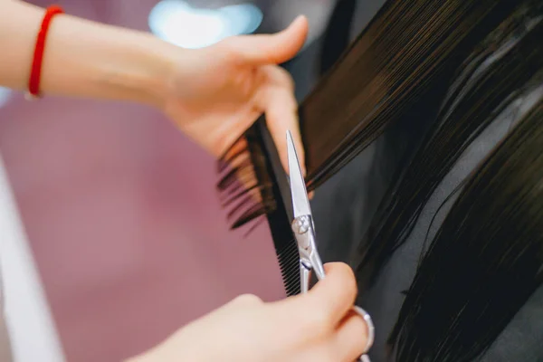 Haare Schneiden Schönheitssalon — Stockfoto