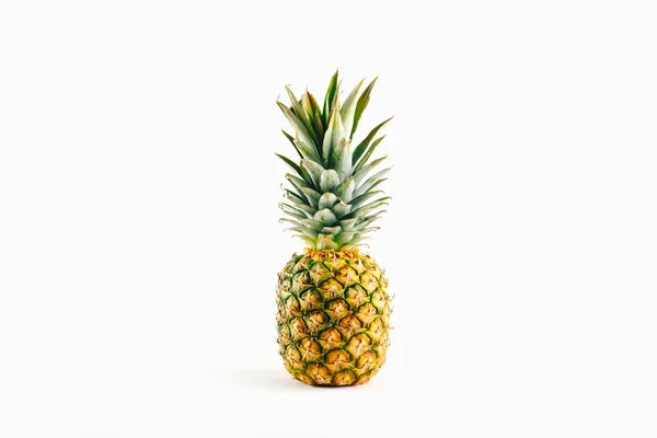 Fruta Piña Sobre Fondo Blanco — Foto de Stock