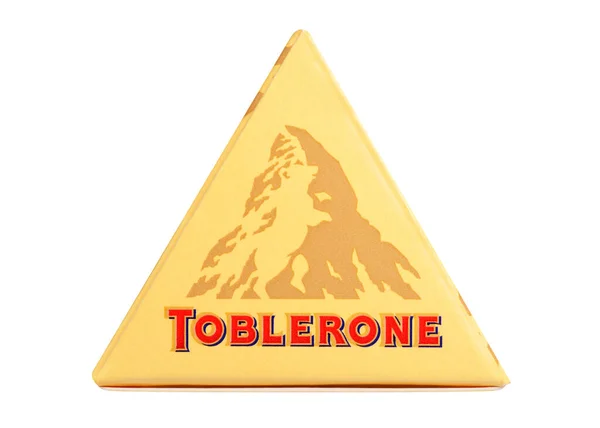 Toblerone Swiss Chocolate Bar Close — Fotografia de Stock