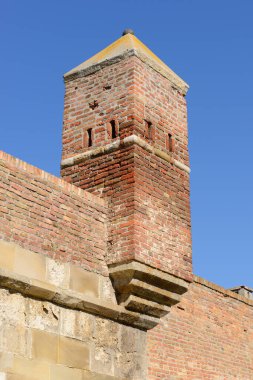 Castle turret on the Inner Stambol Gate, Kalemegdan Fortress, Belgrade, Serbia