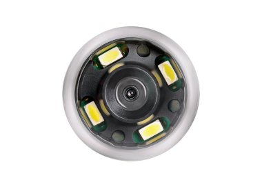 Kapsül Endoskopi Kamera Mercekleri. Çapı sadece 11 mm olan silah, tıbbi amaçlar için sindirim sisteminin görüntülerini kaydetmek için kullanılır.