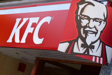 KFC, Kentucky Fried Chicken Restoran Tabelası, Oxford, İngiltere