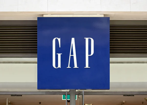 Gap Mağaza Tabelası Oxford Birleşik Krallık Stok Resim