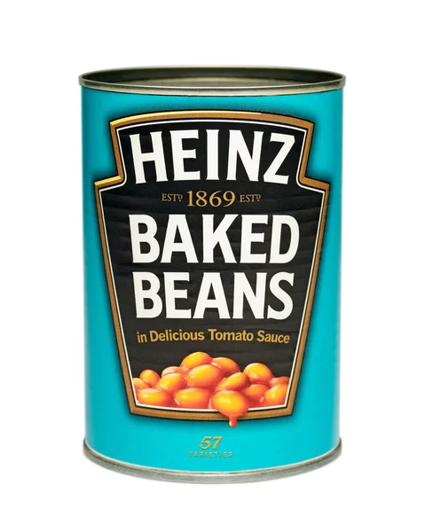 Tin Heinz Baked Beans Cut Out — Stock Photo, Image