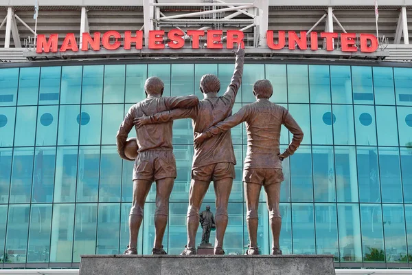 Old Trafford Stadium Domicile Manchester United Football Club Angleterre Royaume — Photo