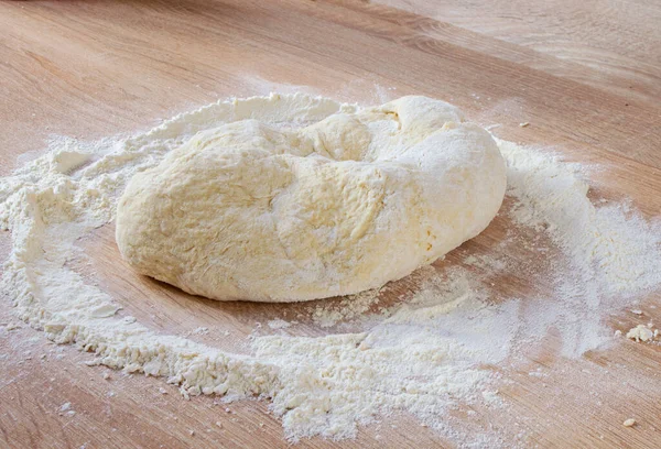 Dough Flour Table — Stock Photo, Image