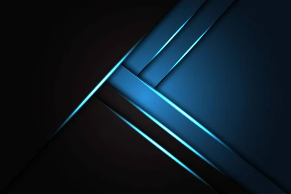 简约文本设计现代豪华前卫背景图Eps10矢量的黑色金属纹理蓝光 — 图库矢量图片