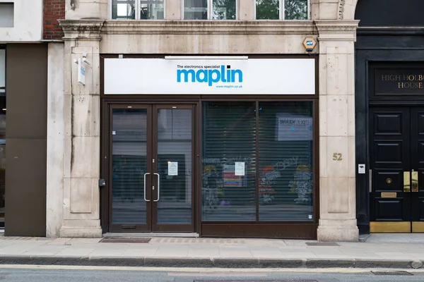 Londres Inglaterra Julio 2020 Sucursal Tienda Electrónica Maplin Holborn Londres — Foto de Stock