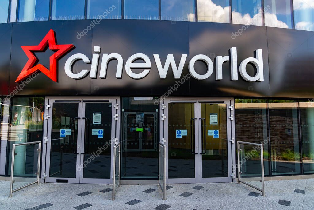 LONDON, ENGLAND - JUNE 26, 2020: Cineworld Cinema in South Ruislip, London, England closed during the COVID-19 pandemic - 025
