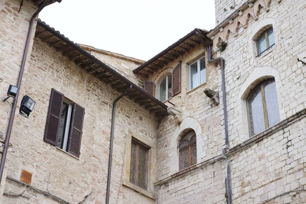 Assisi Italy 2019 Вулиці Середньовічного Села Ассізі — стокове фото