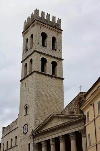 Assisi Italië 2019 Straten Van Het Middeleeuwse Dorp Assisi — Stockfoto