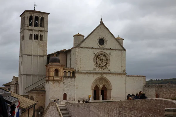 Assisi Italië 2019 Straten Van Het Middeleeuwse Dorp Assisi — Stockfoto