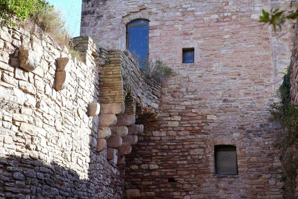 Assisi Italien 2019 Außen Und Innen Der Mittelalterlichen Festung — Stockfoto