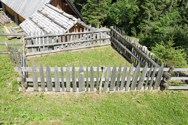 Trento Itália 2019 Cabana Montanha Bosque Trentino Alto Adige Itália — Fotografia de Stock