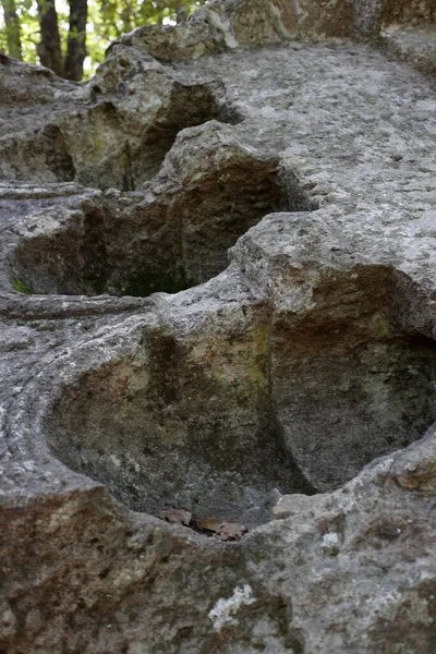 Bomarzo Italien 2017 Der Berühmte Monsterpark Der Gemeinde Bomarzo Italien — Stockfoto