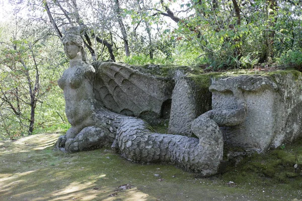 Bomarzo Italië 2017 Het Beroemde Monsterpark Gemeente Bomarzo Italië — Stockfoto