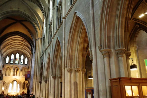 Dublin Ierland 2016 Gotische Kathedralen Hoofdstad Van Ierland Dublin — Stockfoto
