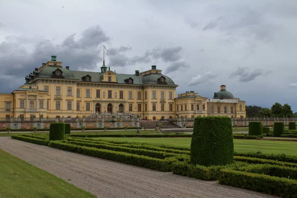 Stoccolma Svezia 2019 Interno Del Castello Drottningholm Residenza Della Famiglia — Foto Stock