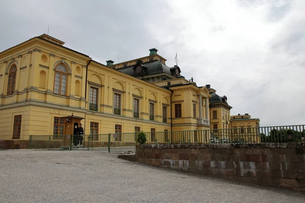 Stockholm Sveç 2019 Sveç Kraliyet Ailesinin Ikametgahı Drottningholm Kalesi — Stok fotoğraf