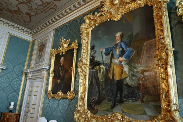 Estocolmo Suécia 2019 Exterior Castelo Drottningholm Residência Família Real Sueca — Fotografia de Stock