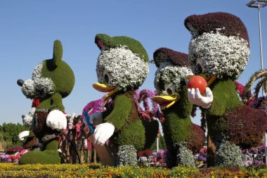 Dubai, Birleşik Arap Emirlikleri - 12 / 23 / 2019: Dubai Mucize Bahçesi