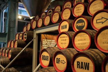 Dublin, İrlanda - 06 / 27 / 2016: Dublin 'deki Guinness Deposu