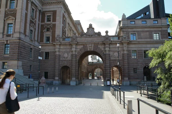 Stockholm Sweden 2019 Government Palaces Gamla Stan Stockholm — Stock Photo, Image
