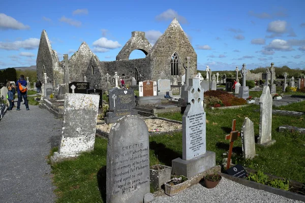 Stará Opuštěná Vesnice Kilmacduagh Irsku — Stock fotografie