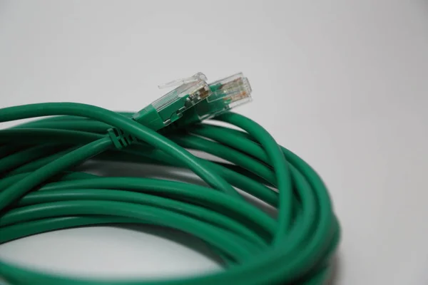 Ethernet Csatlakozás Kábel Tapasz — Stock Fotó