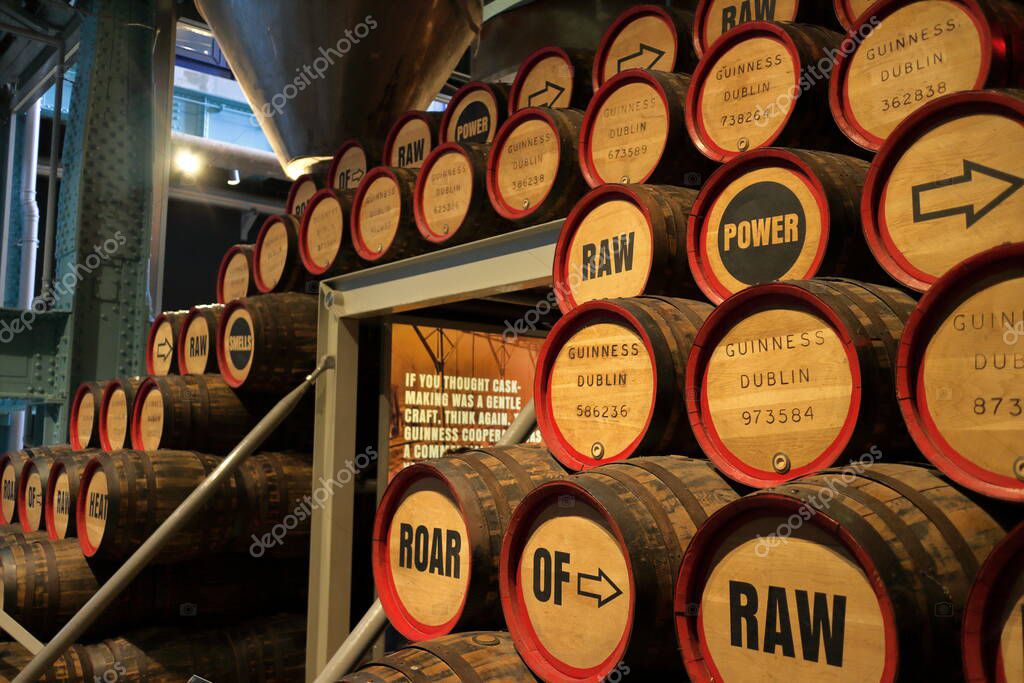 Dublin, Ireland - 06/27/2016: Guinness Storehouse in Dublin