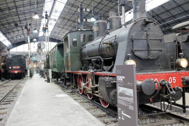 Milan, İtalya, 12 / 24 / 2018: Leonardo da Vincis Bilim ve Teknoloji Müzesi Milan 'da