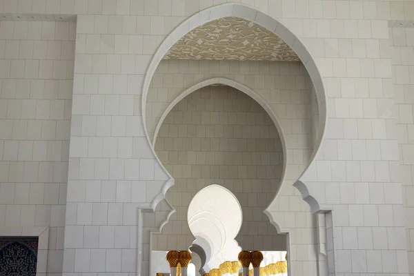 Sjeik Zaied Moskee Van Abu Dhabi — Stockfoto