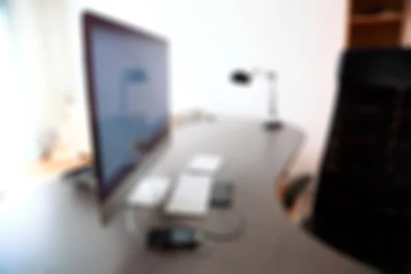 Blurred Photo Work Office — Stock Photo, Image