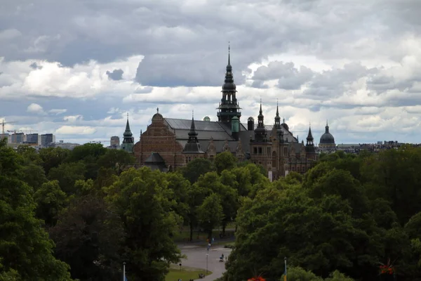 Stockholm Zweden 2019 Bezienswaardigheden Workshops Ambachtslieden Dieren Tentoongesteld Stockholm Skansen — Stockfoto