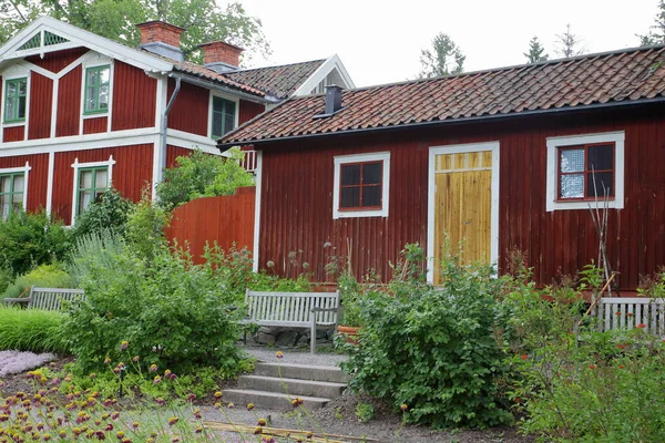 Stockholm 2019 Sevärdheter Workshops Konsthantverkare Och Djur Visas Stockholm Skansen — Stockfoto