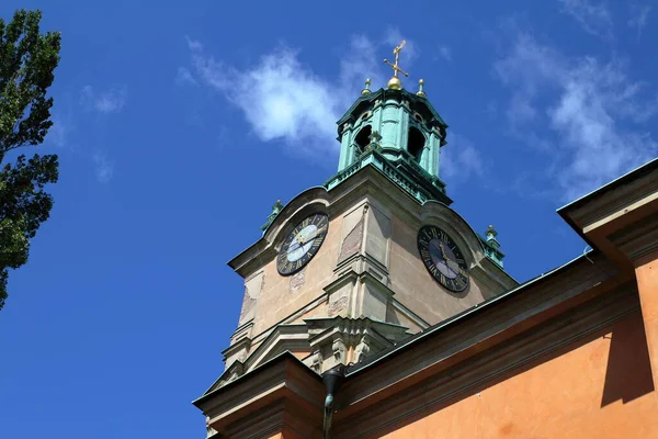 Estocolmo Suécia 2019 Dentro Catedral Estocolmo Storkyrkan — Fotografia de Stock