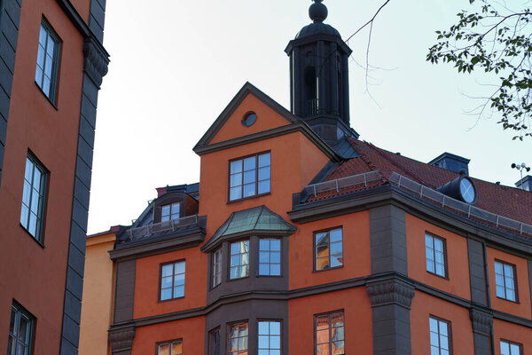 Stockholm, Sweden - 07/08/2019: Stockholm city streets 