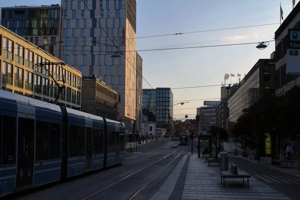 Stockholm Sverige 2019 Stockholms Stadsgator — Stockfoto