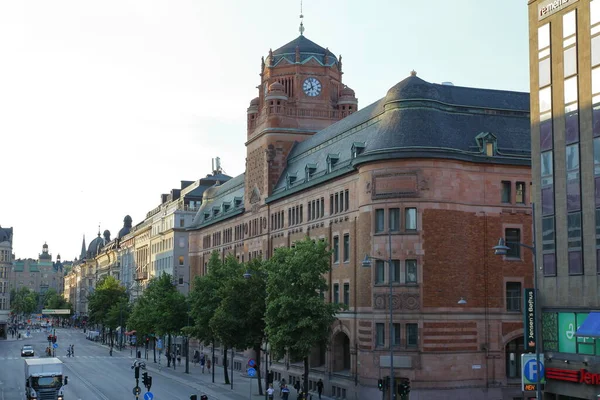 2019年8月7日 瑞典斯德哥尔摩 斯德哥尔摩市街道 — 图库照片