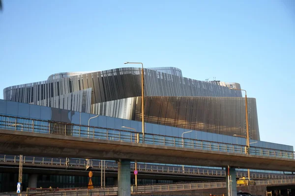 Stockholm, İsveç - 07 / 08 / 2019: Stockholm şehir sokakları 